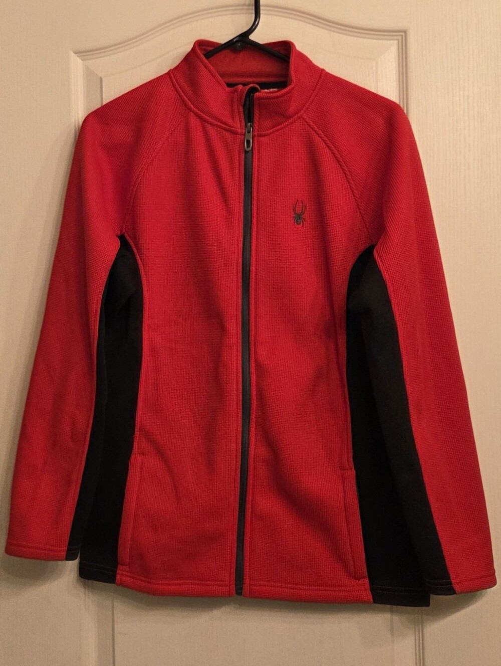 Spyder Kids Red Jacket with Black Side Panels SZ XL 18-20